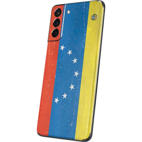 Venezuela Flag Distressed Galaxy S21 Plus 5G Skin